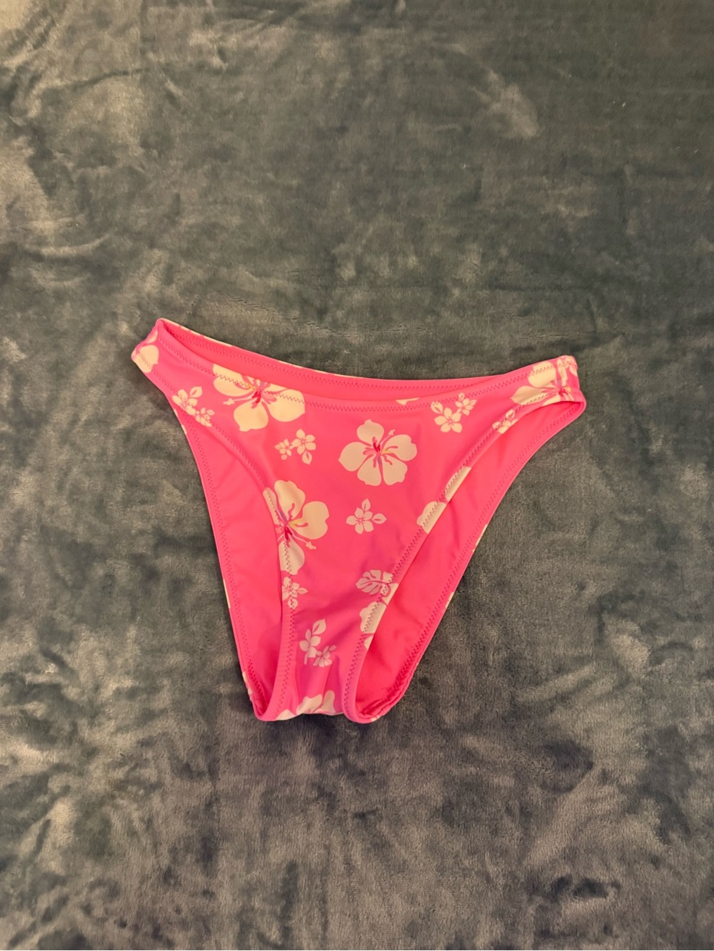 Girls' Pink Floral Bikini Bottoms